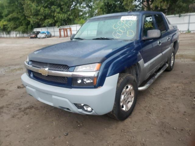 3GNEK13T52G298644 - 2002 CHEVROLET AVALANCHE BLUE photo 9