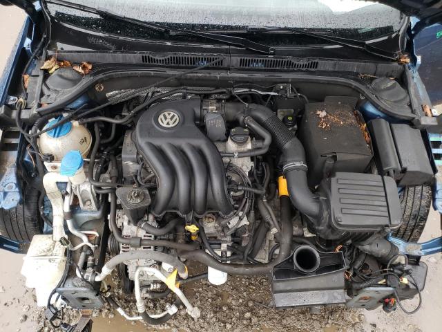 3VW2K7AJ3FM346341 - 2015 VOLKSWAGEN JETTA BASE 蓝色 照片 7