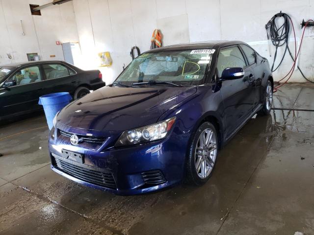 JTKJF5C73D3049666 - 2013 TOYOTA SCION TC ლურჯი ფოტო 2