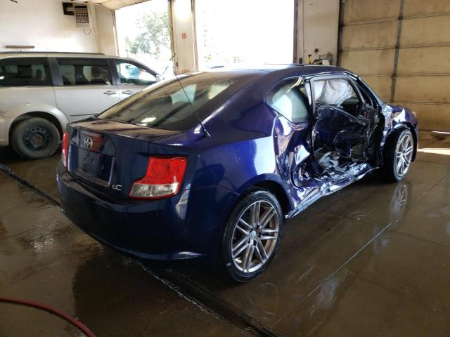 JTKJF5C73D3049666 - 2013 TOYOTA SCION TC ლურჯი ფოტო 4