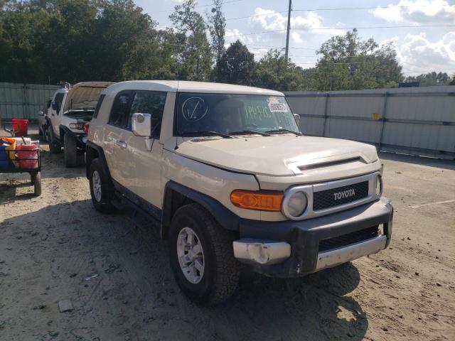 JTEBU11F580105856 - 2008 TOYOTA FJ CRUISER BEIGE photo 1