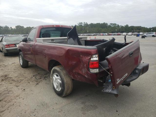 5TBJN32134S441016 - 2004 TOYOTA TUNDRA MAROON photo 3