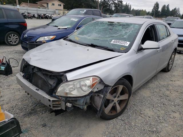 1G1ZC5EB9AF247479 - 2010 CHEVROLET MALIBU 1LT SILVER photo 2