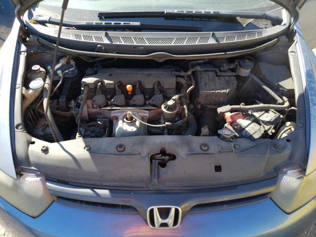 2HGFG12827H545235 - 2007 HONDA CIVIC EX BLUE photo 7