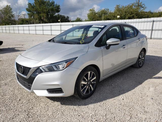 3N1CN8EV1LL861120 - 2020 NISSAN VERSA SV SILVER photo 2