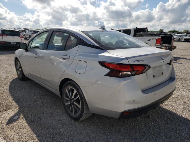 3N1CN8EV1LL861120 - 2020 NISSAN VERSA SV SILVER photo 3