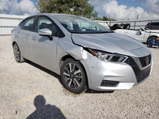 3N1CN8EV1LL861120 - 2020 NISSAN VERSA SV SILVER photo 9