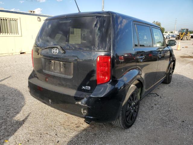 JTLKE50E881013432 - 2008 TOYOTA SCION XB შავი ფოტო 4