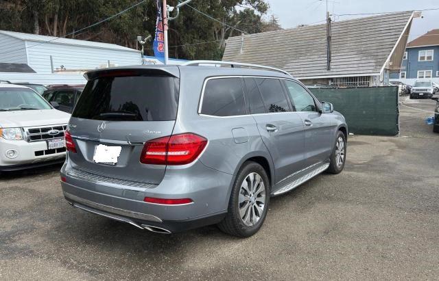 4JGDF6EE2HA792113 - 2017 MERCEDES-BENZ GLS 450 4M GRAY photo 4