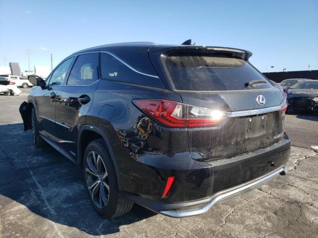 JTJHGKFA2L2009282 - 2020 LEXUS RX 450H L BLACK photo 3