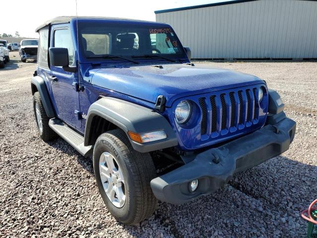 1C4GJXAN6JW224659 - 2018 JEEP WRANGLER S BLUE photo 1