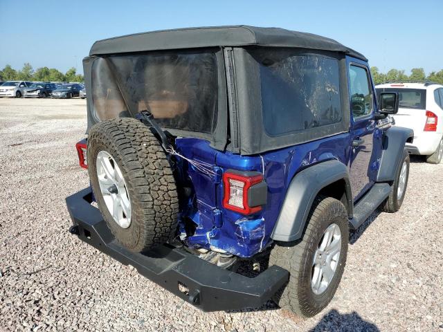 1C4GJXAN6JW224659 - 2018 JEEP WRANGLER S BLUE photo 4