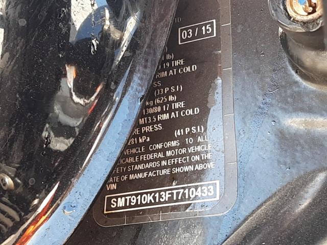 SMT910K13FT710433 - 2015 TRIUMPH CAR BONNEVILLE BLACK photo 10