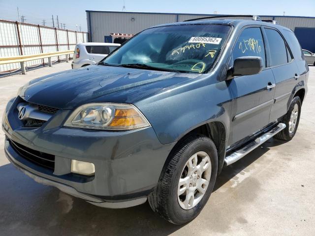 2HNYD18814H535907 - 2004 ACURA MDX TOURIN GRAY photo 2