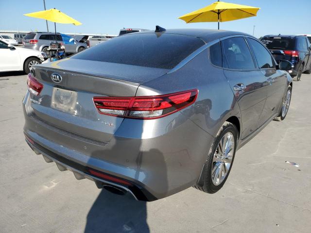 5XXGV4L21GG109466 - 2016 KIA OPTIMA SXL SILVER photo 4