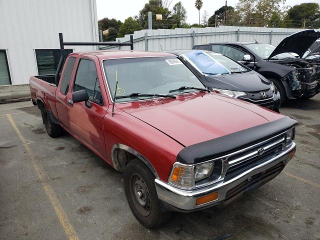 JT4VN93D0P5036486 - 1993 TOYOTA PICKUP 1/2 BURGUNDY photo 1