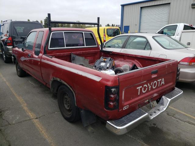 JT4VN93D0P5036486 - 1993 TOYOTA PICKUP 1/2 BURGUNDY photo 3