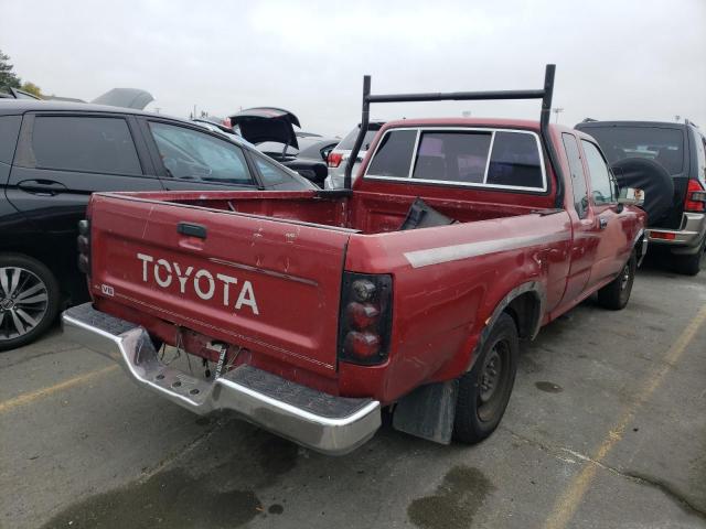 JT4VN93D0P5036486 - 1993 TOYOTA PICKUP 1/2 BURGUNDY photo 4