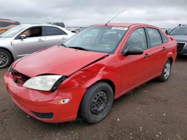 1FAHP34N67W344354 - 2007 FORD FOCUS ZX4 RED photo 2