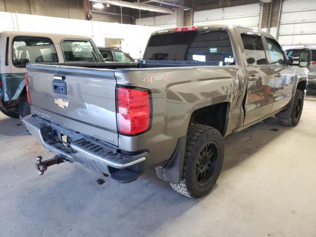 3GCUKRECXFG354423 - 2015 CHEVROLET SILVERADO BROWN photo 4