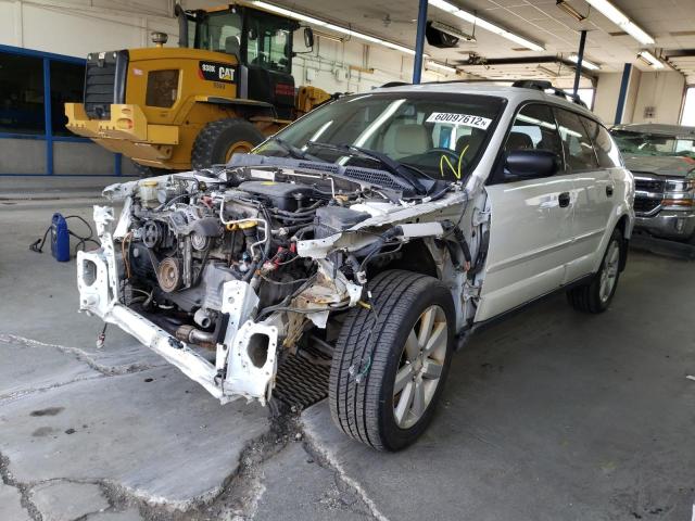 4S4BP61C777315309 - 2007 SUBARU LEGACY OUT WHITE photo 2