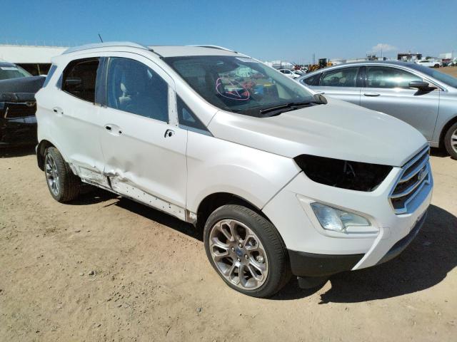 MAJ6P1WLXJC162737 - 2018 FORD ECOSPORT T WHITE photo 1