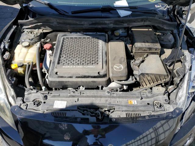 JM1BL1K43B1393530 - 2011 MAZDA SPEED 3 BLACK photo 7