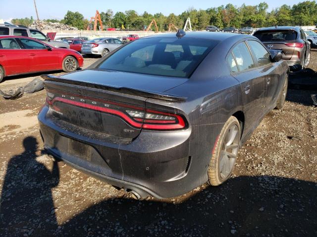 2C3CDXHG1KH507827 - 2019 DODGE CHARGER GT GRAY photo 4