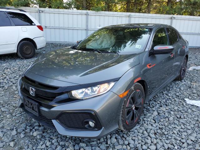 SHHFK7H73JU408671 - 2018 HONDA CIVIC EXL Szary zdjęcie 2