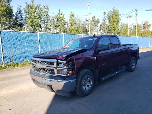 1GCVKPEH7EZ118444 - 2014 CHEVROLET SILVERADO RED photo 2