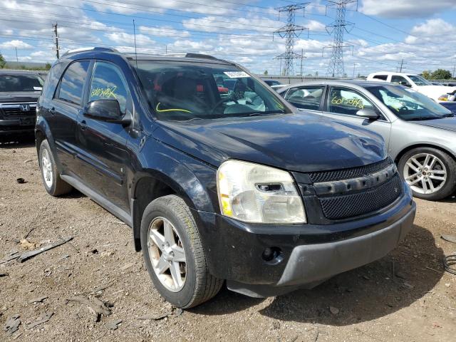 2CNDL73F566049966 - 2006 CHEVROLET EQUINOX LT BLACK photo 1