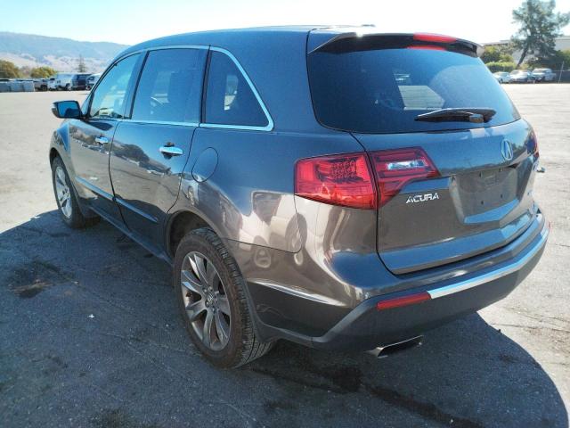 2HNYD2H57BH520451 - 2011 ACURA MDX ADVANC CHARCOAL photo 3