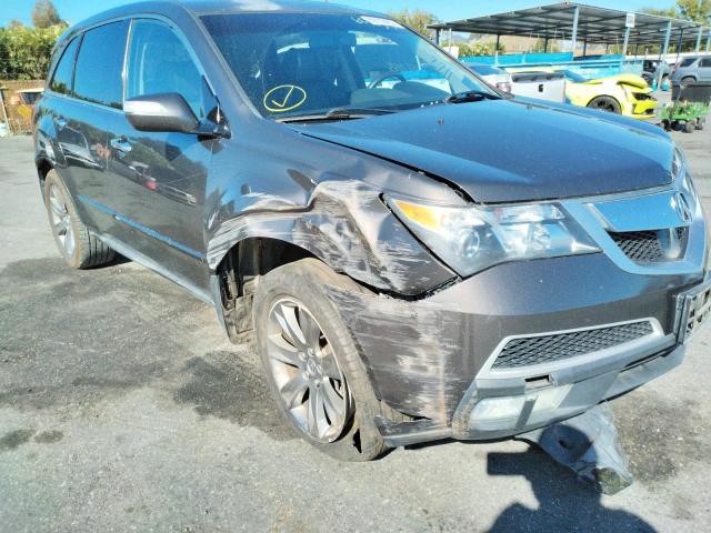 2HNYD2H57BH520451 - 2011 ACURA MDX ADVANC CHARCOAL photo 9