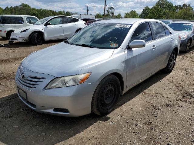 4T1BE46K17U015874 - 2007 TOYOTA CAMRY CE SILVER photo 2