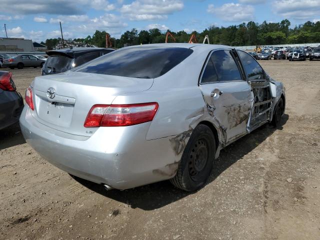 4T1BE46K17U015874 - 2007 TOYOTA CAMRY CE SILVER photo 4