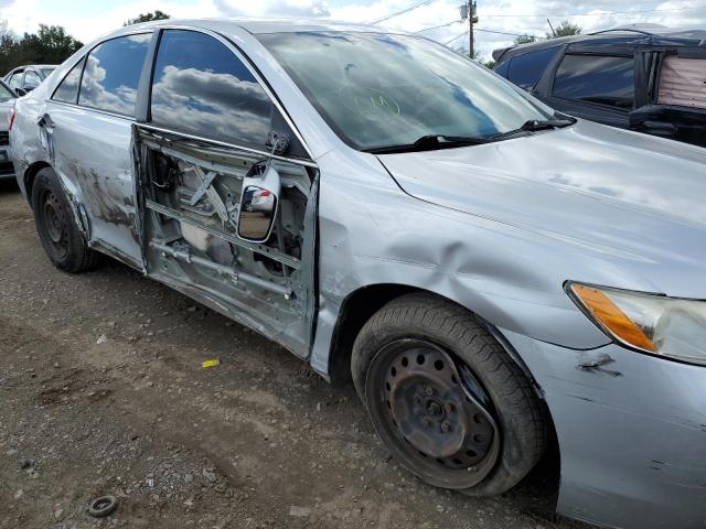 4T1BE46K17U015874 - 2007 TOYOTA CAMRY CE SILVER photo 9