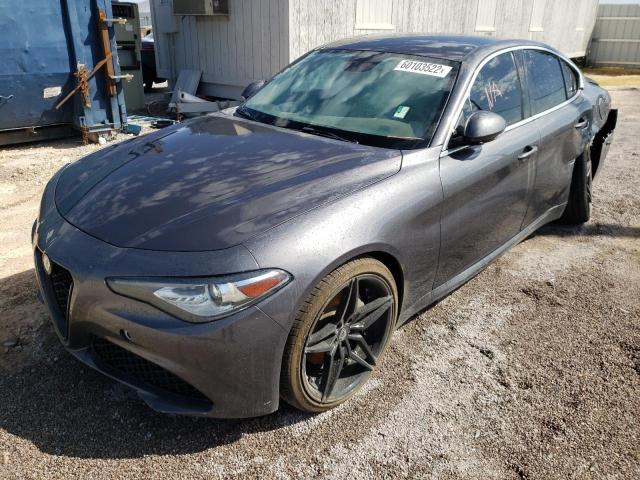 ZARFAEBNXH7532765 - 2017 ALFA ROMEO GIULIA GRAY photo 2