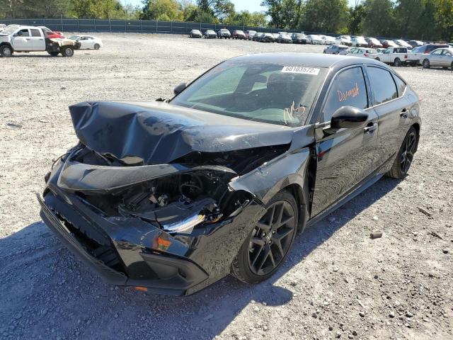 19XFL2H81NE018206 - 2022 HONDA CIVIC SPOR BLACK photo 2