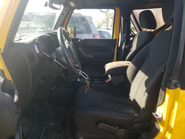 1C4AJWAGXFL576105 - 2015 JEEP WRANGLER S YELLOW photo 5