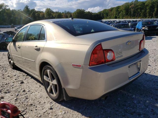 1G1ZJ57B39F249971 - 2009 CHEVROLET MALIBU 2LT GOLD photo 3