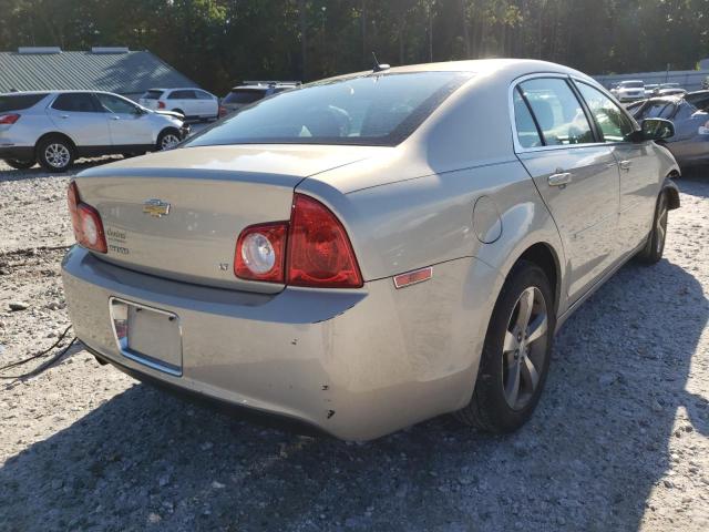 1G1ZJ57B39F249971 - 2009 CHEVROLET MALIBU 2LT GOLD photo 4