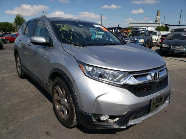 7FARW1H80JE008984 - 2018 HONDA CR-V EXL SILVER photo 1