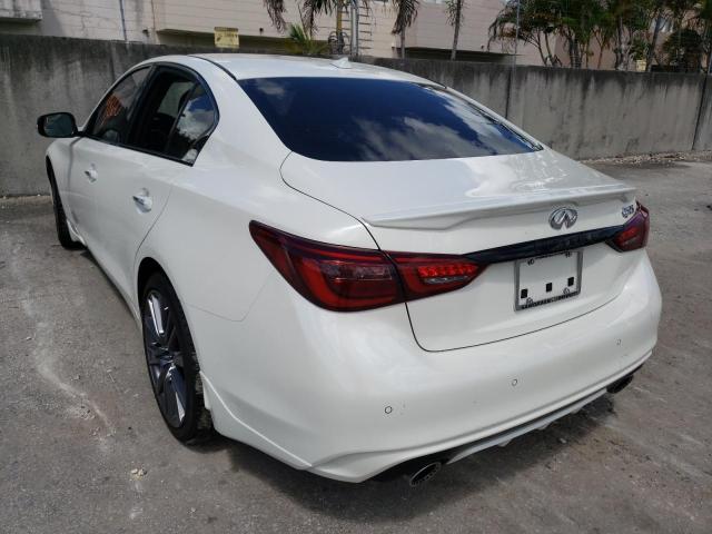 JN1FV7DP2NM370185 - 2022 INFINITI Q50 RED SP WHITE photo 3