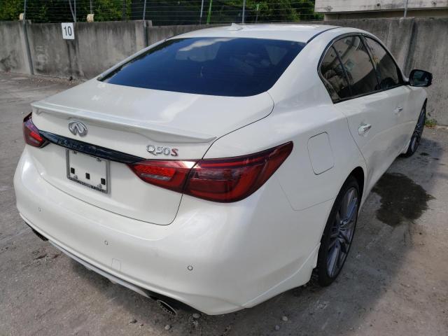 JN1FV7DP2NM370185 - 2022 INFINITI Q50 RED SP WHITE photo 4