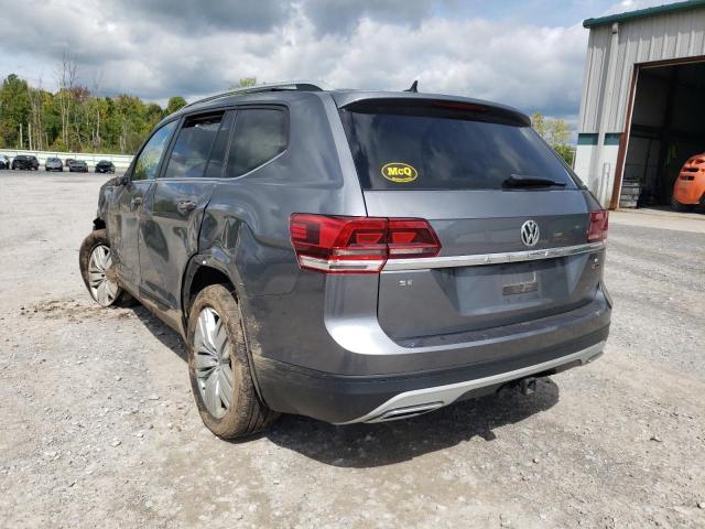 1V2UR2CAXKC598606 - 2019 VOLKSWAGEN ATLAS SE GRAY photo 3