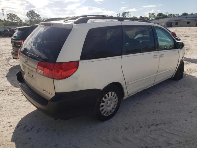 5TDZK23C88S168447 - 2008 TOYOTA SIENNA VAN WHITE photo 4