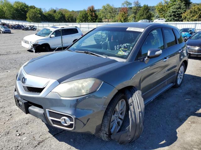 5J8TB1H23AA001689 - 2010 ACURA RDX GRAY photo 2