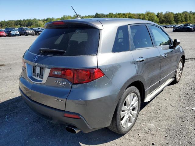 5J8TB1H23AA001689 - 2010 ACURA RDX GRAY photo 4