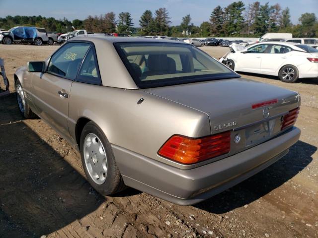 WDBFA67E8SF119408 - 1995 MERCEDES-BENZ SL 500 TAN photo 3