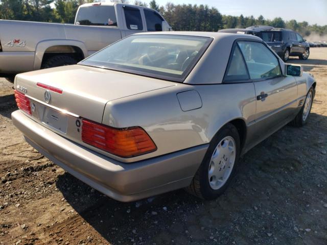 WDBFA67E8SF119408 - 1995 MERCEDES-BENZ SL 500 TAN photo 4